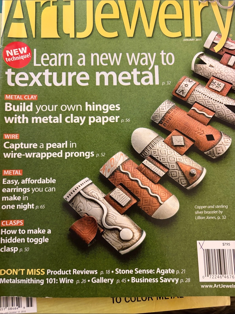 Variety of Art Jewelry Magazines-Beadwork, Mixed Jewelry, and Jewelry Artist